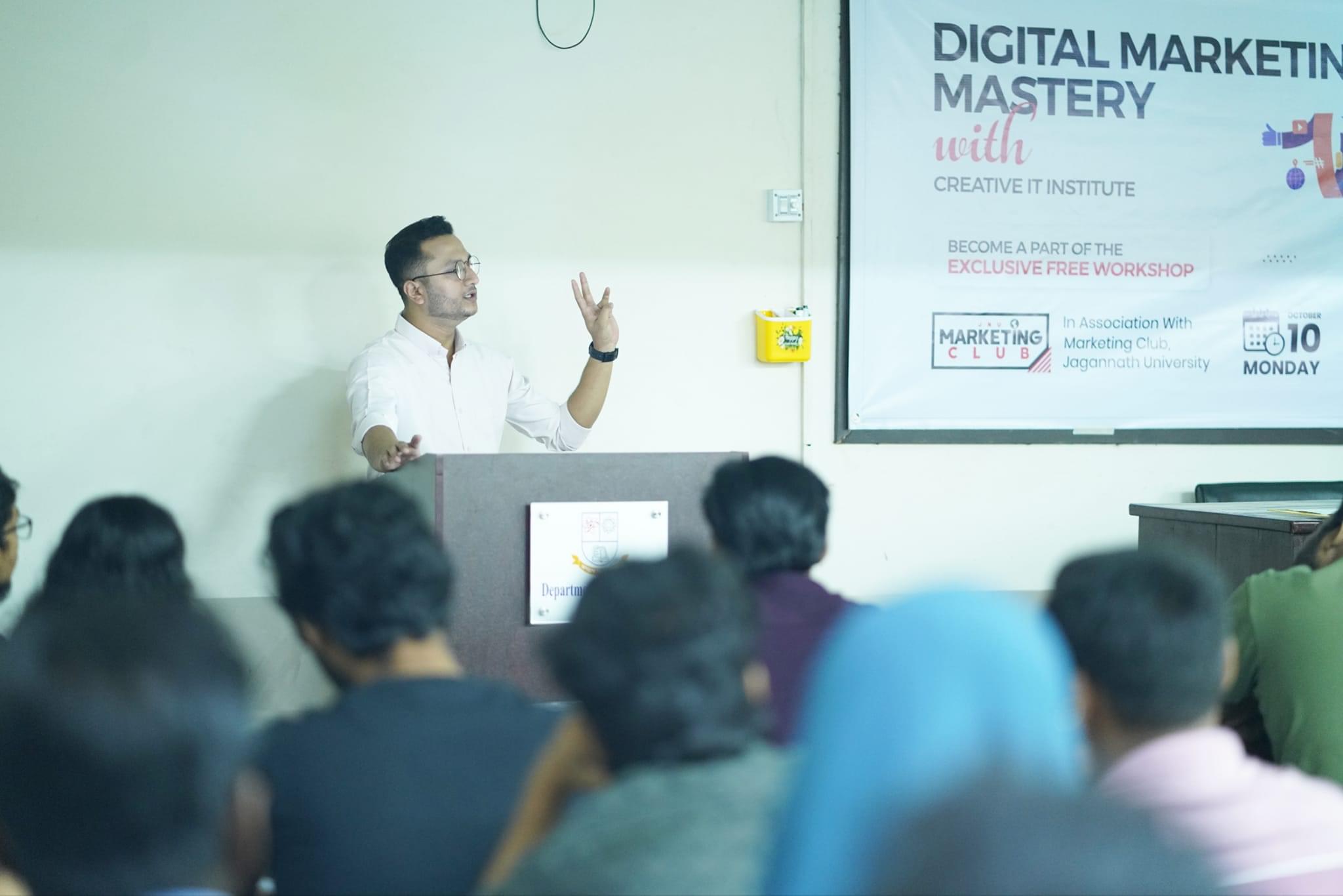 Workshop with Jagannath University - Nayim Adnan